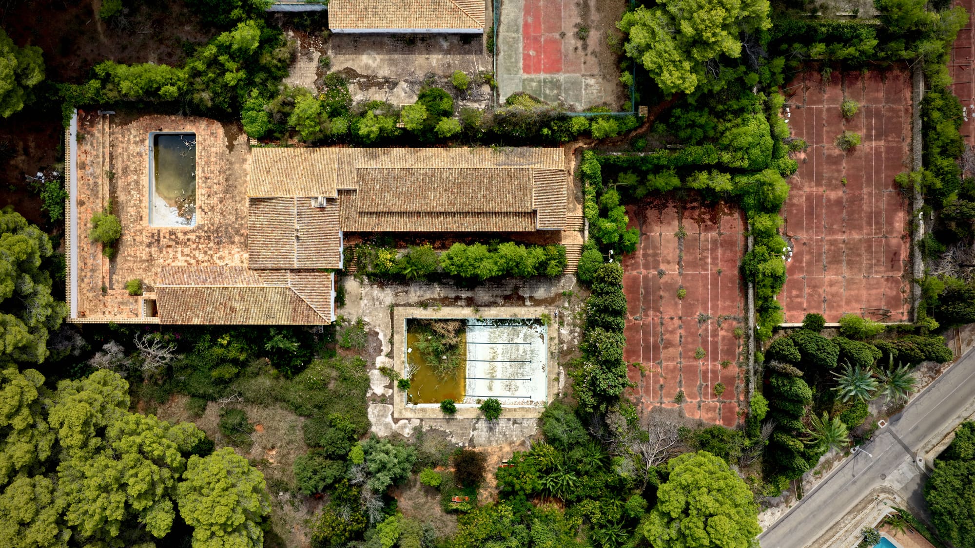 Le domaine vu du ciel